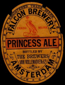 De Gekroonde Valk, Princess Ale - source bieretiketten.nl