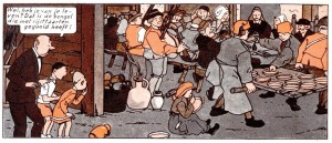 Lambic and Breughel: in reality they never met. Fans of the Suske & Wiske comics will get the in-joke. From: Suske en Wiske - Het Spaanse Spook.