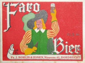 Label Faro, De Sleutel Dordrecht - Source: bieretiketten.nl