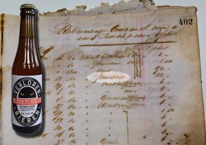 Brewery De Ster, Zwijndrecht - Current Account for 1878, featuring 'princesse'. City Archives Amsterdam. Bottle: own brew.