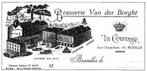 The Vander Borght brewery, where in 1894 only 5% of its lambic was sold as gueuze. Source: Les cahiers de la fonderie, 1990.