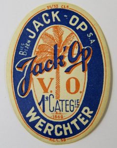 Jack-Op: on sale since at least 1893. Source: erfgoedplus.be