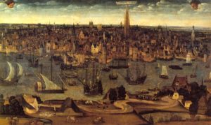 Antwerp in the 16th century - Source: MAS Antwerp