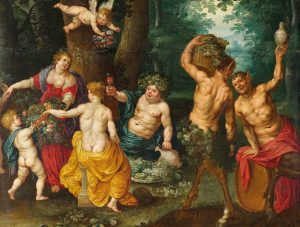Jan Breughel the Younger - Bacchus' feast (detail) - Wikimedia Commons