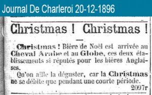'Christmas!' The oldest mention of Christmas beer in Belgium.