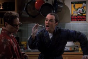A Petre Devos poster starring in The big bang theory.