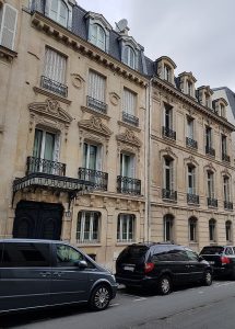The house (left) in Rue Dumont-d'Urville in Paris, where Georges Lacambre spent the last years of his life. Source: Wikipedia.