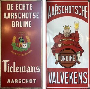 Original advertisements in the Aarschot city museum café.